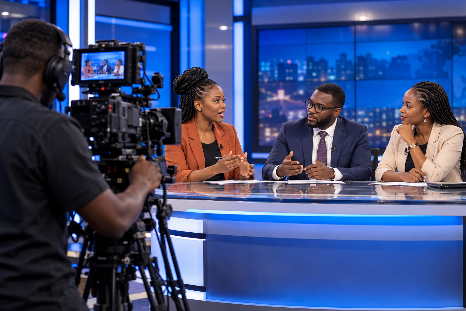 Media production and studio discussion